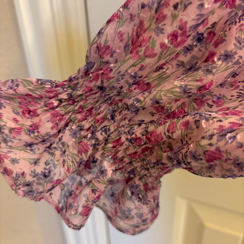 Zara Flowy floral print blouse - Picture 3 of 4